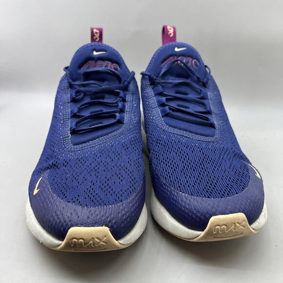 Nike Air Max 270 Running Shoes Women Size 8.5 Blue Purple Comfort Low Sneakers - Picture 2 of 8